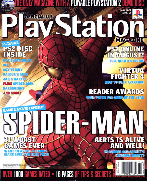 Official U.S. PlayStation Magazine Issue 056 (May 2002) cover